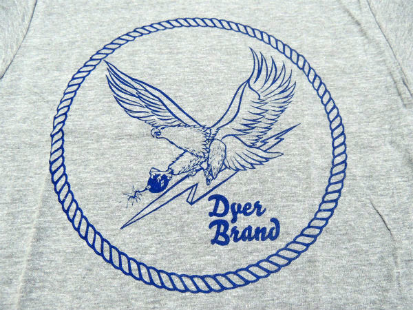 【DYER BRAND】ダイアーブランド“イーグル&ボンバー”Tシャツ&ステッカー/S
