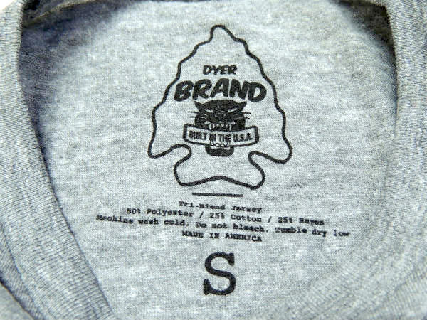 【DYER BRAND】ダイアーブランド“イーグル&ボンバー”Tシャツ&ステッカー/S