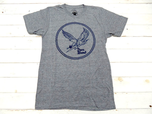 【DYER BRAND】ダイアーブランド“イーグル&ボンバー”Tシャツ&ステッカー/S