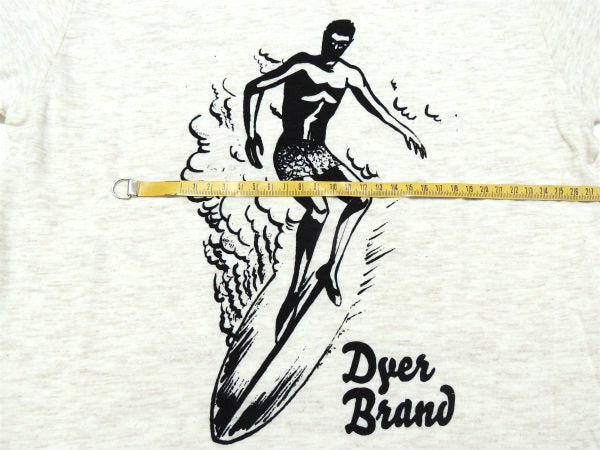 【DyerBrand】ダイアーブランド・Hawaii・1940yサーファー”Tシャツ&ステッカー/S