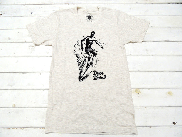 【DyerBrand】ダイアーブランド・Hawaii・1940yサーファー”Tシャツ&ステッカー/S