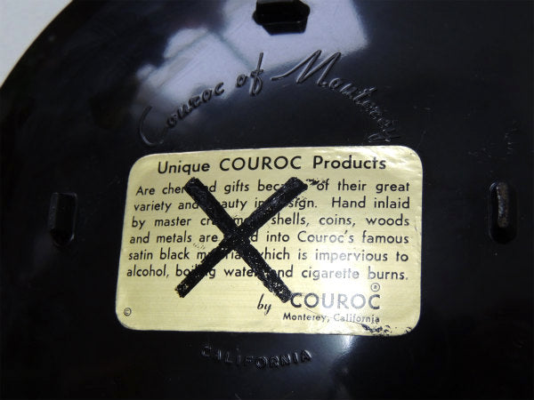 【1960's・COUROC】カリフォルニア・ミッドセンチュリー・ヴィンテージ・マネートレイ・脚付き