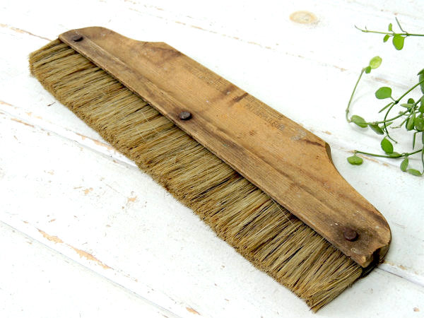 【Gerts, Lumbard】木製ハンドル・アンティーク・OLD・ペイントブラシ・平刷毛・ハケ