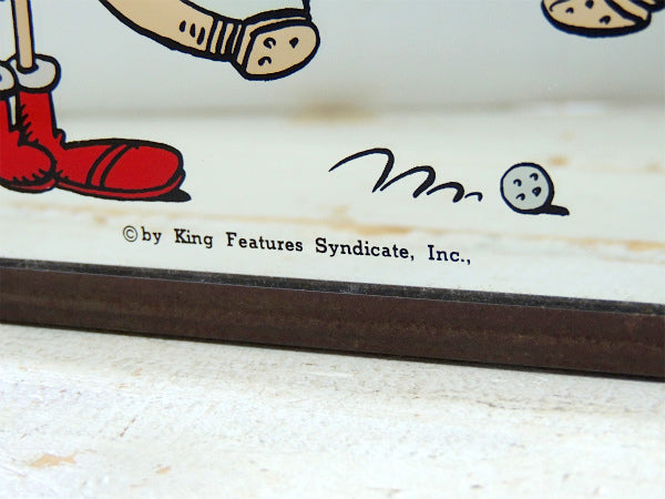 【ポパイ&オリーブ】POPEYE・ヴィンテージ・ミラー・鏡・パブミラー・ウォールデコ USA