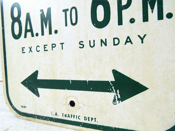 【パーキング・ロサンゼルス】ストリートサイン・スチール・ヴィンテージ・サイン・看板・USA