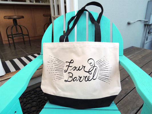 フォーバレル コーヒー Four Barrel・サンフランシスコ発・トートバッグ&カップスリーブ