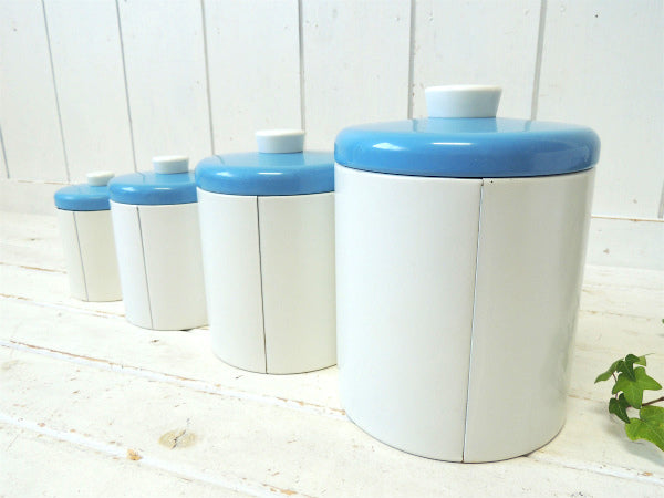 ランズバーグ FLOUR・SUGAR・COFFEE・TEA・アンティーク・キャニスター 4個セット