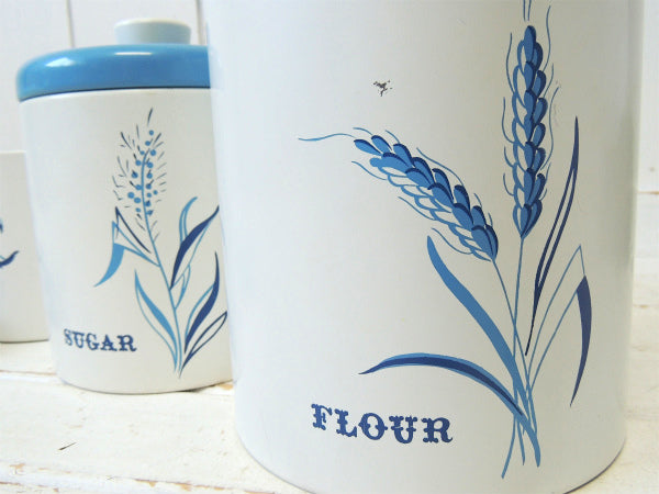 ランズバーグ FLOUR・SUGAR・COFFEE・TEA・アンティーク・キャニスター 4個セット