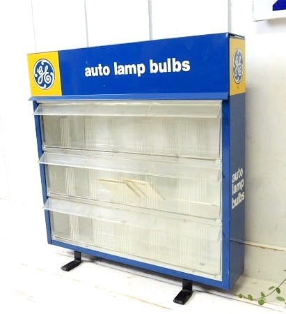 GE・ゼネラルエレクトリック ヴィンテージ・店頭用 ディスプレイケース・ショーケース・バルブケース