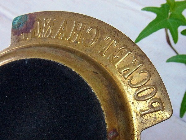 【POCKET CHANGE】真鍮製・アンティーク・ポケットチェンジ・トレイ/マネートレイ　USA