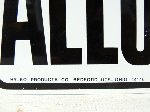 【NO DUMPING ALLOWED】スチール製・ヴィンテージ・道路標識サイン・看板・USA