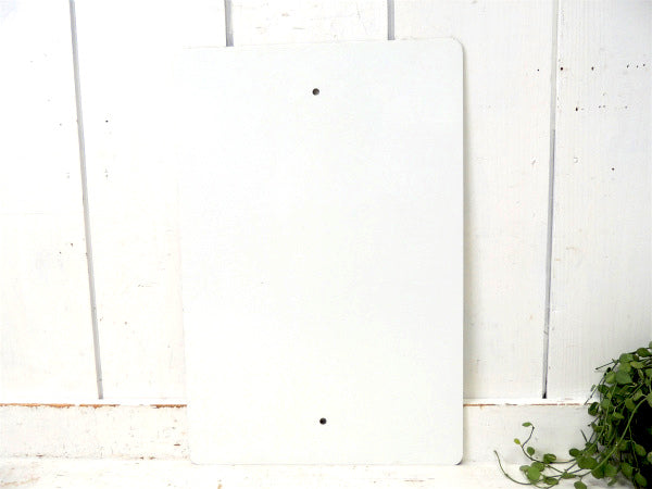 【NO DUMPING ALLOWED】スチール製・ヴィンテージ・道路標識サイン・看板・USA