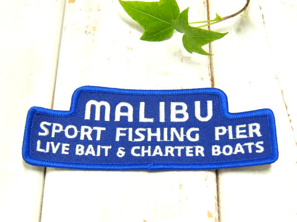 【MALIBU・マリブピア】カリフォルニア限定・オリジナル・刺繍ワッペン・ステッカー・US