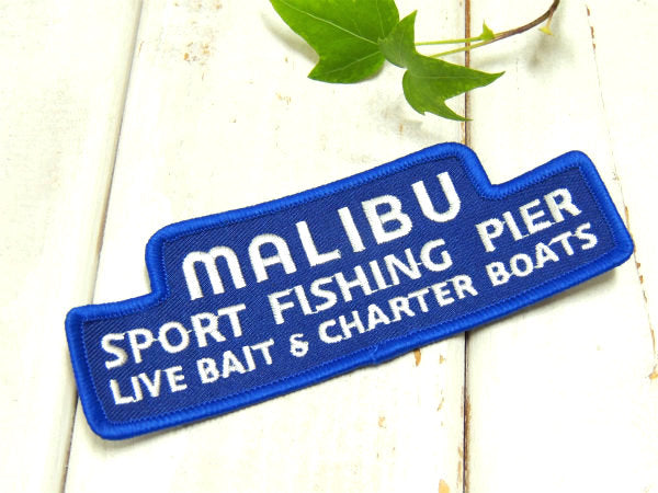 【MALIBU・マリブピア】カリフォルニア限定・オリジナル・刺繍ワッペン・ステッカー・US