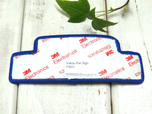 【MALIBU・マリブピア】カリフォルニア限定・オリジナル・刺繍ワッペン・ステッカー・US