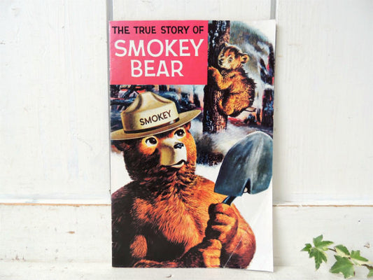 スモーキーベア 60's THE TRUE STORY OF SMOKEY BEAR クマ キャラクター ヴィンテージ コミック 絵本 USA