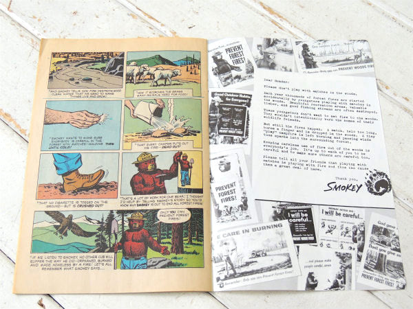 スモーキーベア　THE TRUE STORY OF SMOKEY BEAR・ヴィンテージ・コミック