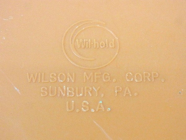 【WILSON】バスケット模様・3段式・ヴィンテージ・ソーイングボックス/裁縫箱　USA