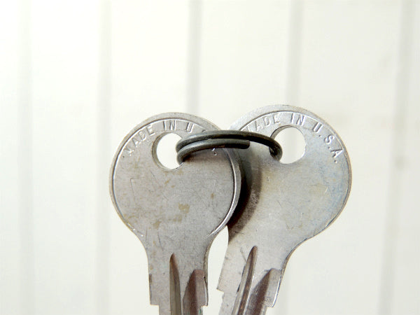 【YALE・USA・ロック】シリンダー錠・工業系CH-505・ビンテージ・アルミ製・key2本鍵付き