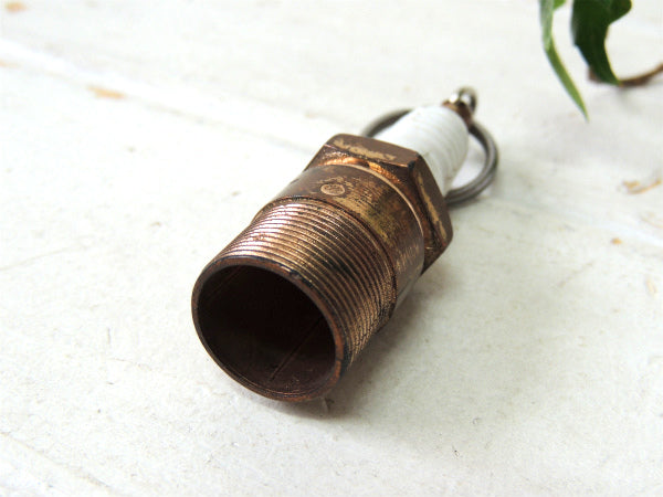 【オートパーツ・プラグ型】ヴィンテージ・デッドストック・キーホルダー・ガレージ&モーター系