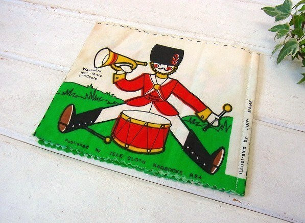 【My first TOY Book】ファブリック製・アンティーク・ラグブック/絵本/布絵本 USA