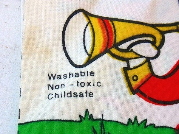 【My first TOY Book】ファブリック製・アンティーク・ラグブック/絵本/布絵本 USA