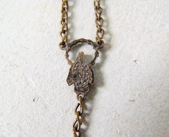 キリスト アンティーク・ビーズ・ロザリオ・十字架・聖品・イタリア ジュエリー