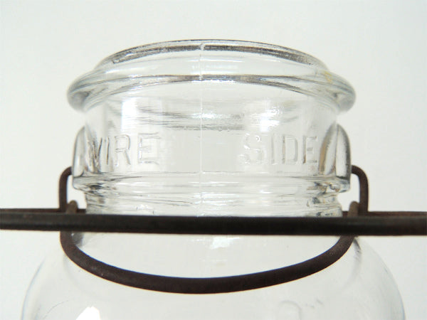 Presto GLASS 1930's・アンティーク・ワイヤー式・ガラスジャー・ガラス瓶・花瓶