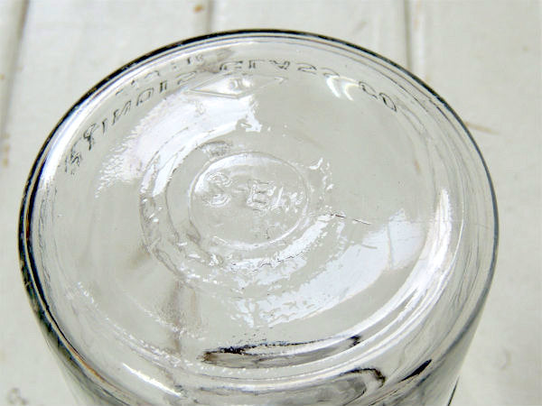 Presto GLASS 1930's・アンティーク・ワイヤー式・ガラスジャー・ガラス瓶・花瓶