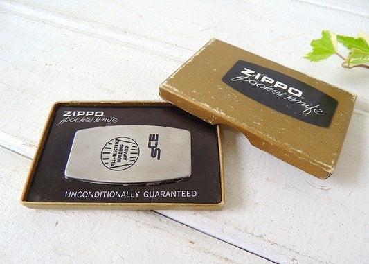 【ZIPPO】ジッポ・箱付き・60'sヴィンテージ・ポケットナイフ/ヤスリ/アーミーナイフ USA