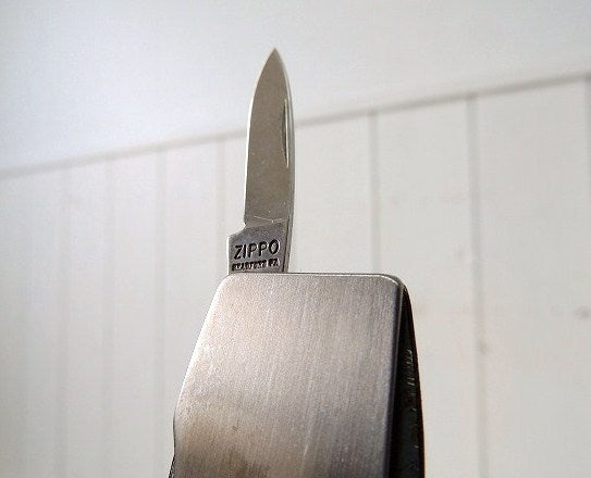 【ZIPPO】ジッポ・箱付き・60'sヴィンテージ・ポケットナイフ/ヤスリ/アーミーナイフ USA