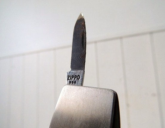 【ZIPPO】ジッポ・箱付き・60'sヴィンテージ・ポケットナイフ/ヤスリ/アーミーナイフ USA