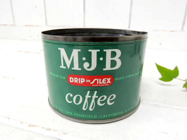 【MJB/サンフランシスコ】ブリキ製・ヴィンテージ・DRIP・コーヒー缶/ティン缶US