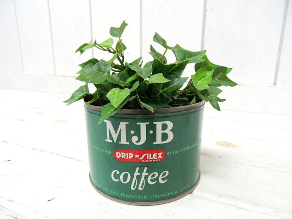 【MJB/サンフランシスコ】ブリキ製・ヴィンテージ・DRIP・コーヒー缶/ティン缶US