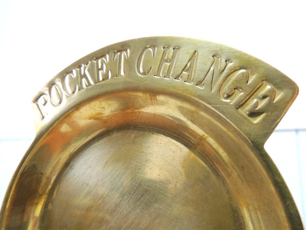 【POCKET CHANGE】真鍮製・アンティーク・ポケットチェンジ・トレイ/マネートレイ USA