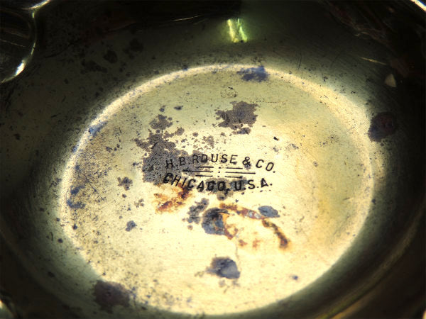 シカゴ 工業系 インダストリアル H.B. ROUSE&CO アドバタイジング 灰皿 アシュトレイ