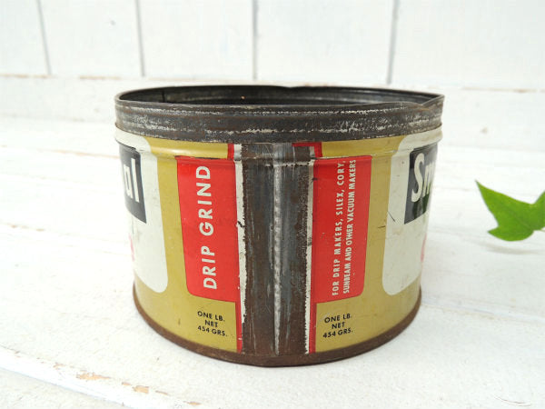 【Smart&Final】ティン製・ヴィンテージ・コーヒー缶/ブリキ缶/ガーデニング