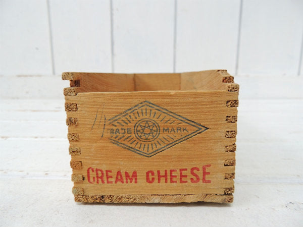 DIAMOND BRAND クリームチーズ ヴィンテージ・ウッドボックス チーズボックス 木箱