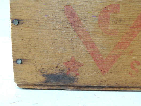 【COOPER BRAND】4面ロゴ入り・アンティーク・チーズボックス/木箱/ウッドボックス