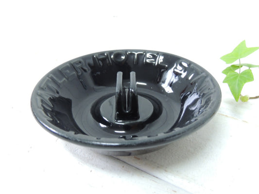 【STATLER HOTEL】1950年〜・ビンテージ・灰皿・アシュトレイ・陶器製・アドバタイジング