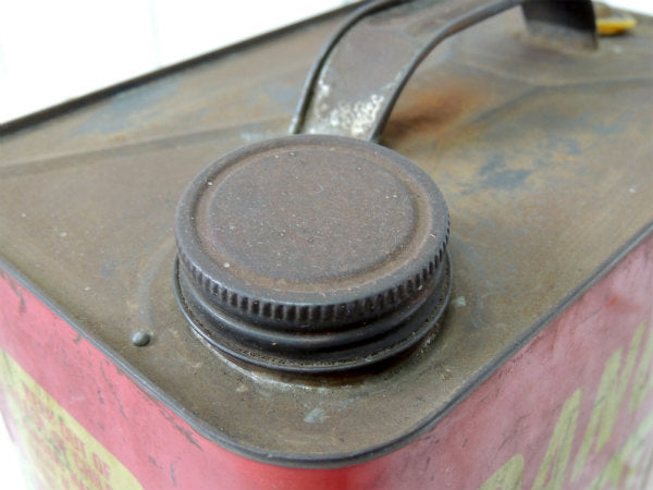 【DANGER・GASOLINE】ブリキ製・ヴィンテージ・ガソリン缶・モーター系・ガレージ・キャンプ