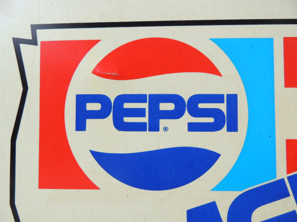 USA・ペプシ・PEPSI アメリカ地図入り・ヴィンテージ・サイン・アドバタイジング・看板