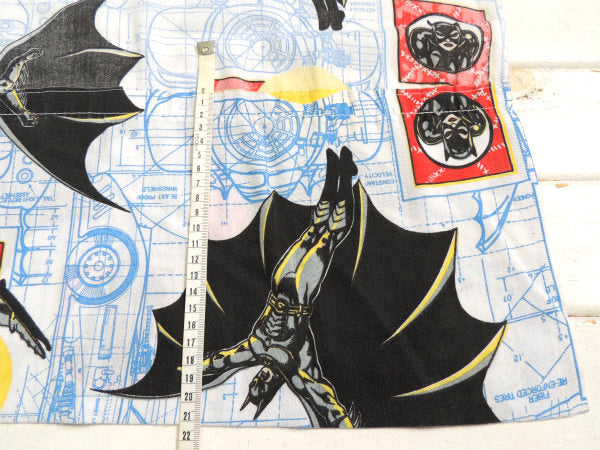 【BATMAN】バットマン&バットモービル&キャットウーマン・ユーズドシーツ(フラットタイプ)