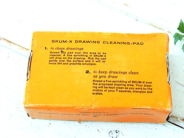 DIETZGEN SKUM-X ヴィンテージ・デッサン用・クリーニングパット・パッケージ・文房具