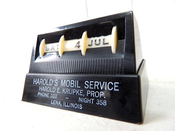 【USA・MOBILE SERVICE】アドバタイジング・デスクカレンダー・ヴィンテージ