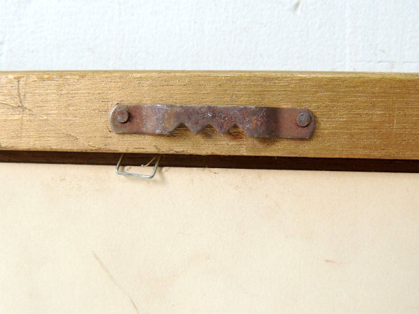 ゴールド×アイボリー・額縁　USA・風景画・木製フレーム・ヴィンテージ・アートフレーム