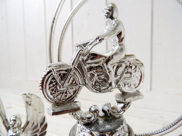 1960~70y・天使の羽 USA バイク・デザートレース・モーターサイクル・ビンテージ・トロフィー