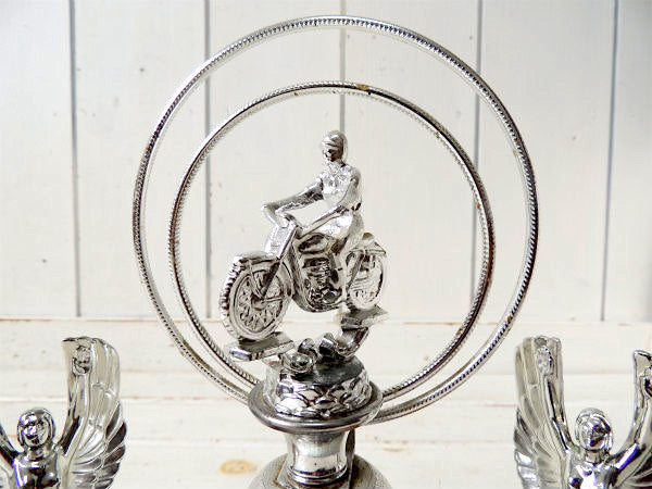 1960~70y・天使の羽 USA バイク・デザートレース・モーターサイクル・ビンテージ・トロフィー