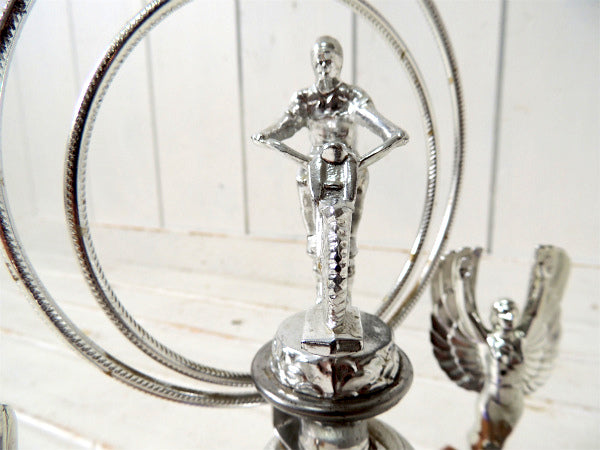 1960~70y・天使の羽 USA バイク・デザートレース・モーターサイクル・ビンテージ・トロフィー