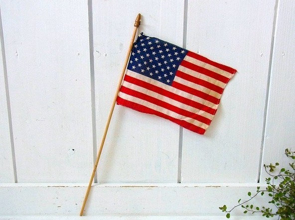 ヴィンテージ・星条旗・アメリカンフラッグ/国旗　USA